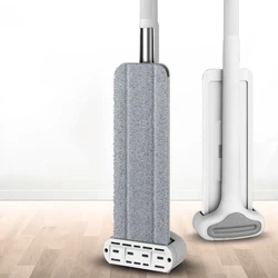 Mmagic esfregão para limpeza de piso, esfregão vertical com rotação de 360 ° para limpar a casa, fácil limpeza da casa