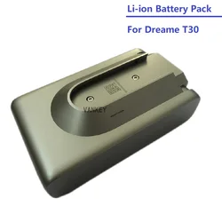 New T30 Spare Battery for Xiaomi Dreame T30 Battery Handheld Cordless Vacuum Cleaner Accessory Rechargeable Li-ion Battery Pack