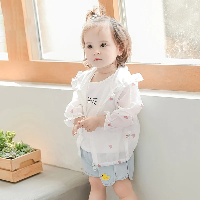 Infant Baby Sunscreen Clothing Summer Thin Section Breathable 2020 New Children's Summer Sunscreen Jacket