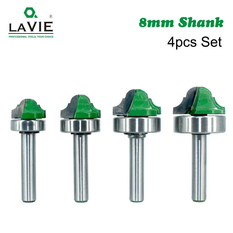 Lavie-router Bit Bearing Grupo mm Shank Double Roman Ogee Afiação Fresa para Madeira Madeira Linha Faca Hobbing Mc02101 Pcs