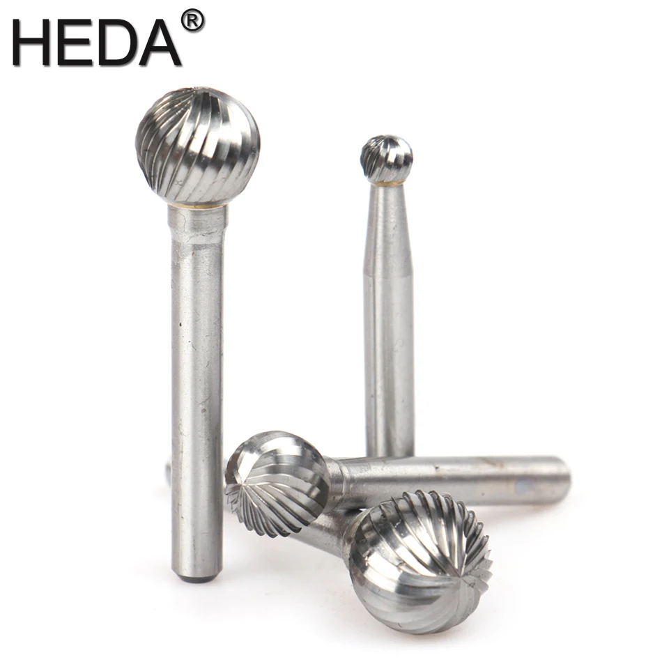 HEDA-مجموعة أدوات يدوية لنقش الخشب ، 6 مللي متر-16 مللي متر كربيد التنجستن ، قاطع دوار ، ملف معدني