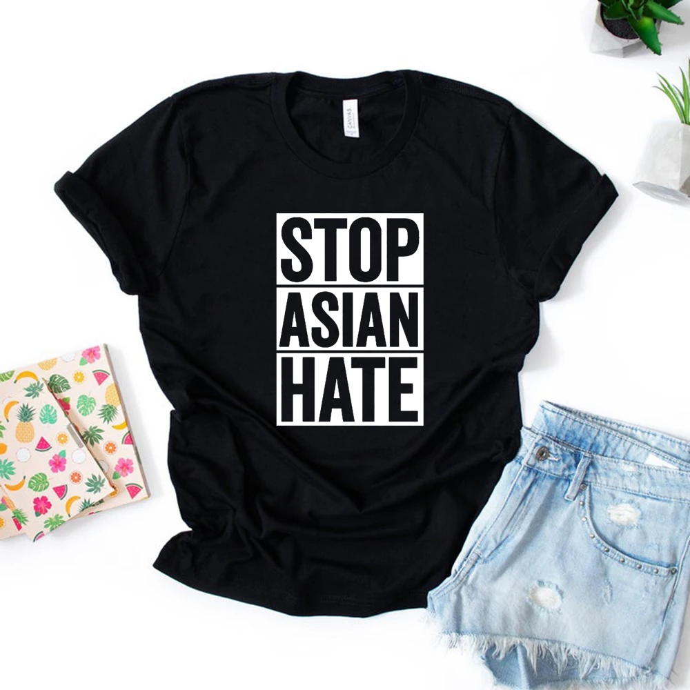 Stop Asian Hate Shirt Stop Hate Asian T-Shirt End Hate Tee Asian Is Not A Virus Shirts Stop Racism