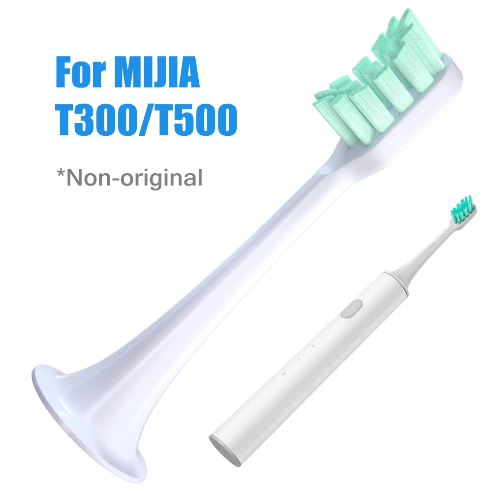 Testine di ricambio per spazzolino da denti per Xiaomi T300 T500 Spazzolino da denti elettrico sonico Norma Mijia T300 Ugelli con copertura