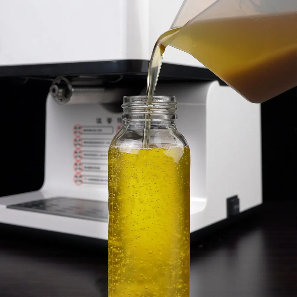 Prensa de aceite pequeña inteligente para el hogar, totalmente automática, para hornear y presionar aceite