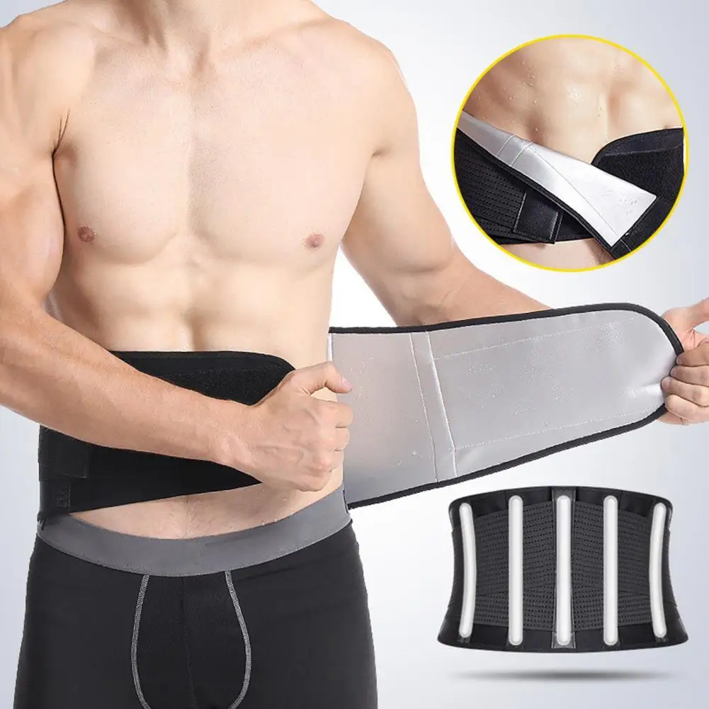 

Workout Lumbar Belt Large Sticking Area Workout Lumbar Belt Waist Support Belt Modern Waist Trimmer Belt