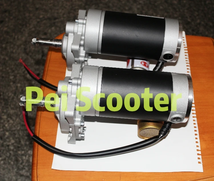 1000w brushed geared electric scooter dc motor 500w*2 without electromagnetic brake PESM78S