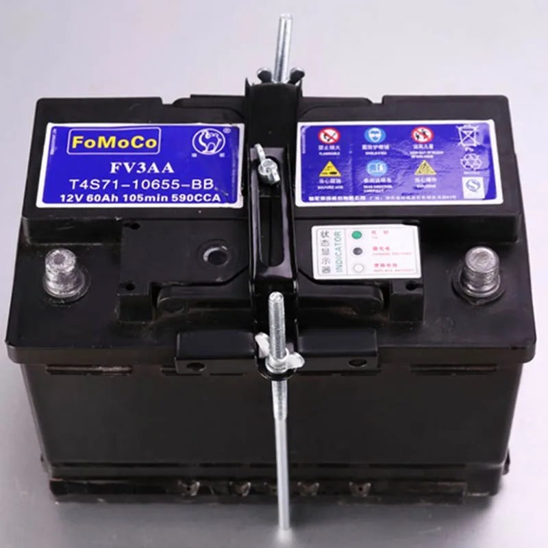Universal Adjustable Battery Holder Stabilizer Mount Storage Rack Fixed Bracket Stand Automob Battery Hold Down Set