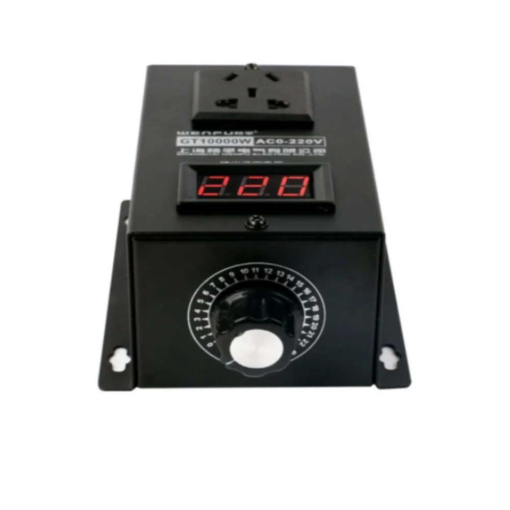 10000W High power Silicon Electronics Voltage Regulator Machinery Electric Variable speed controller 0V-220V