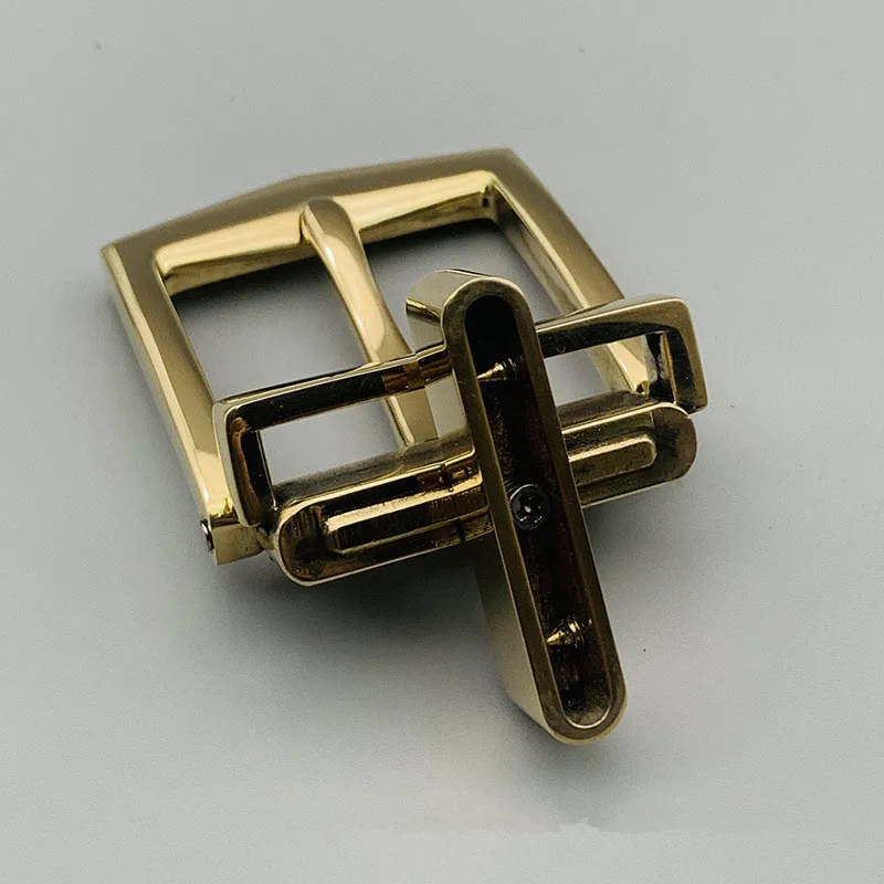 35mm solid pure brass men and women high-end durable belt buckle new style pants belt buckle pin replacement DIY accessories