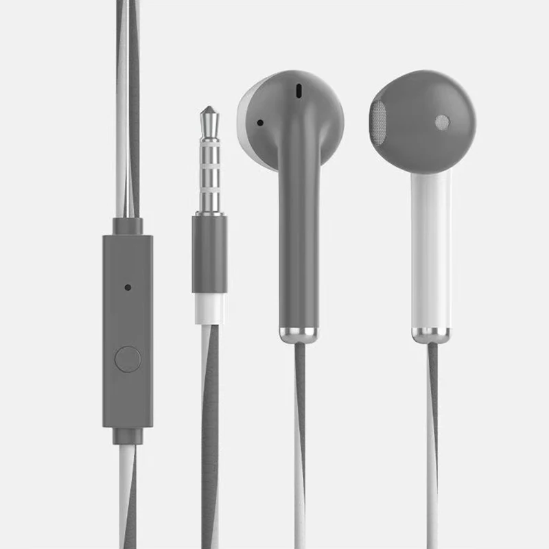 Fones intra-auriculares com fio, 3,5mm, graves, estéreo, música, fones de ouvido com microfone, para celular, laptop, mp3, mp4