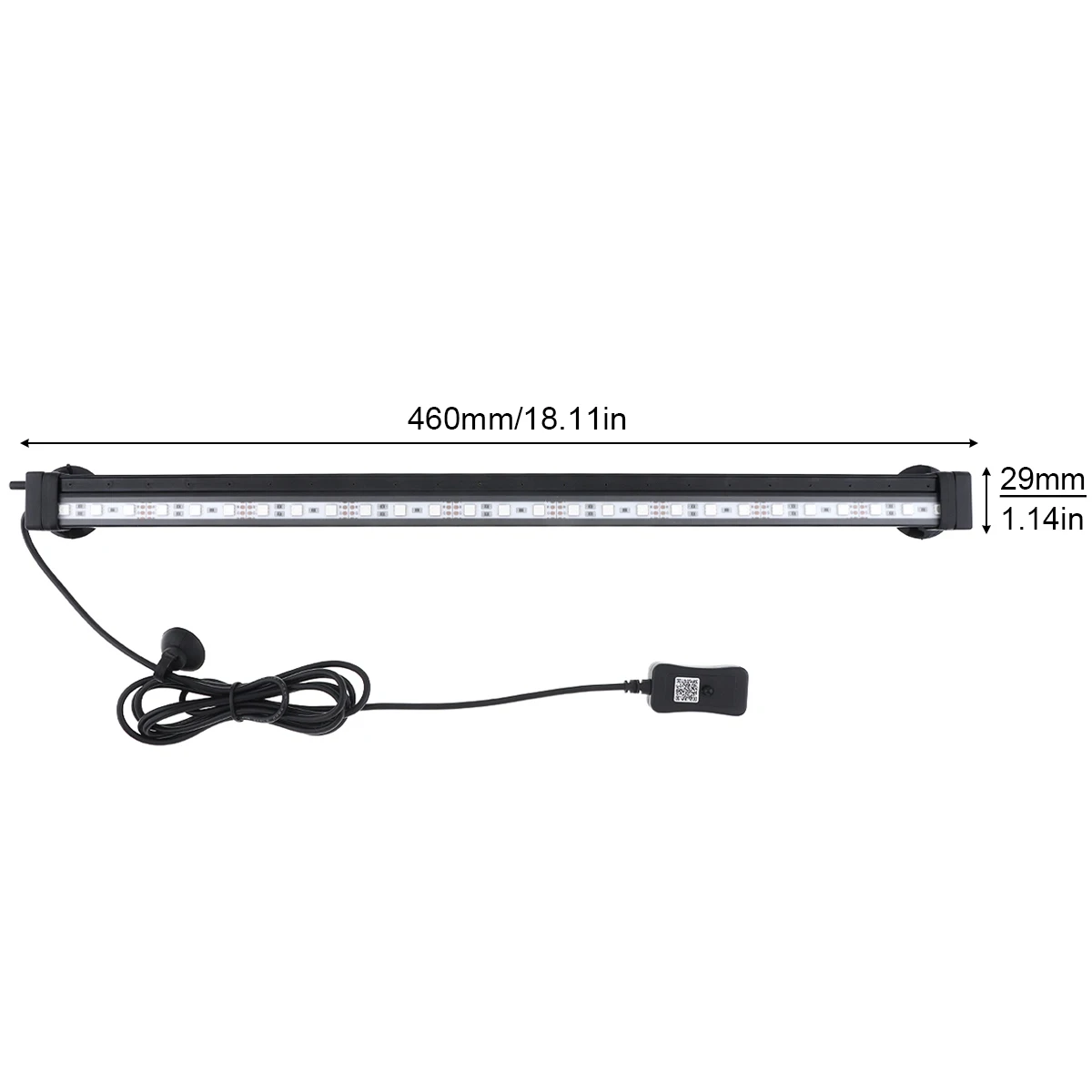 APP Control RGB Bubble Lamp AC 110V-240V LED Aquarium Fish Tank Light for Aquarium Fish Tank Light with Remote Control