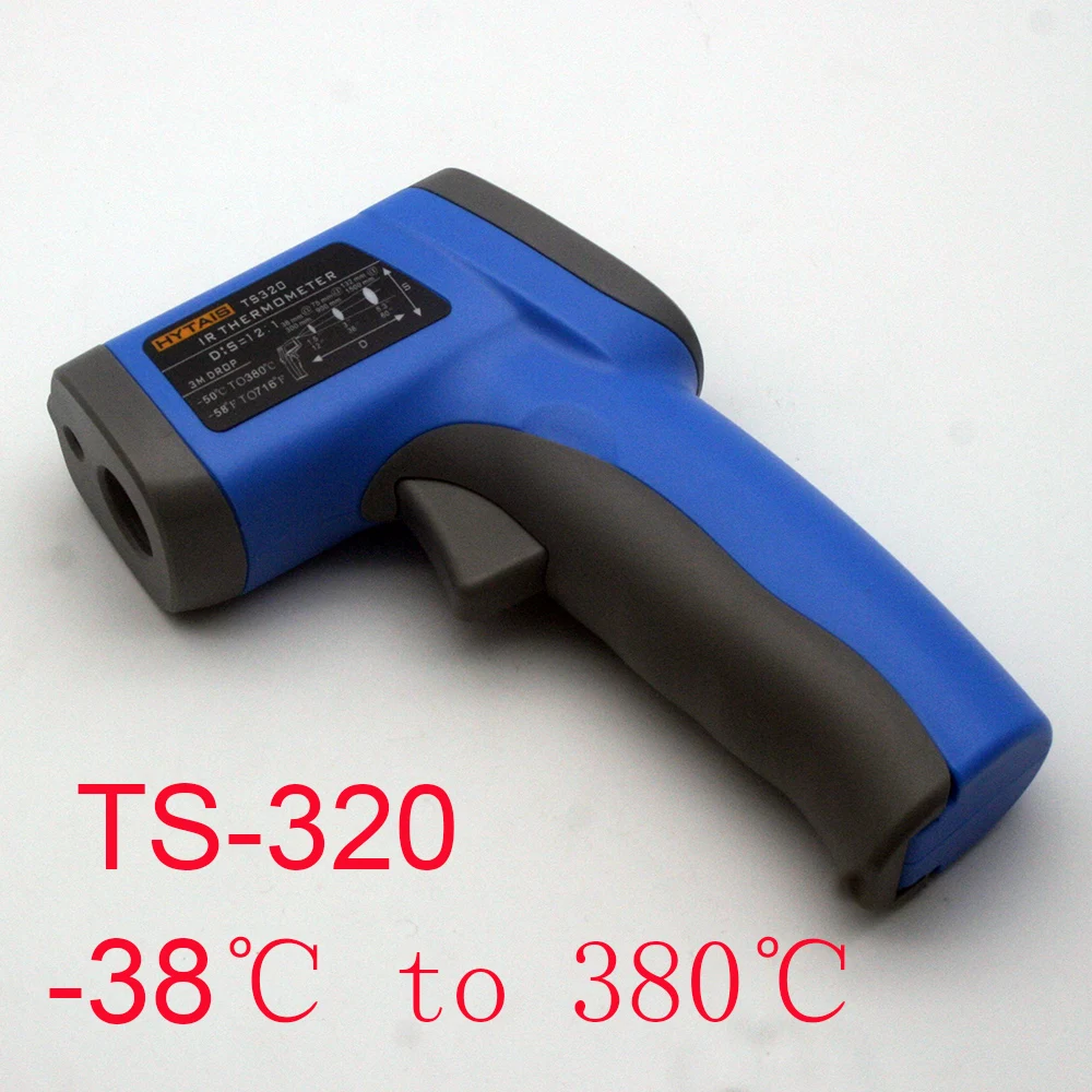 Industrial use Digital Infrared Thermometer TS320TS550 LCD Display Non-Contact Temperature Meter Pyrometer IR Laser Point-50~380