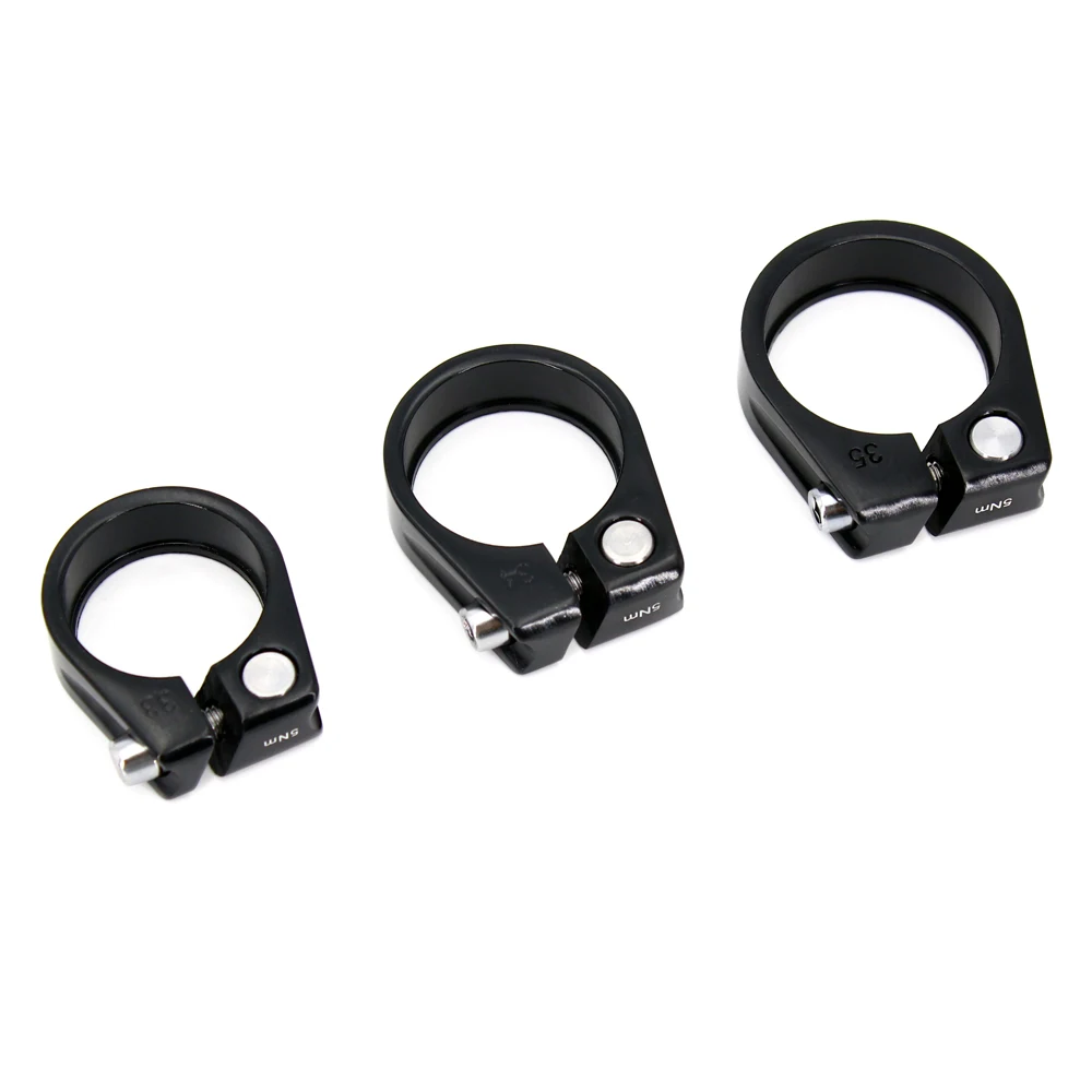 28.6/31.8/34.9mm Aluminum Tube Clamp MTB Bike Seatpost Clamp Bicycle Saddle Seat Clamp Seatpost Tube Cycling Parts Head Tube