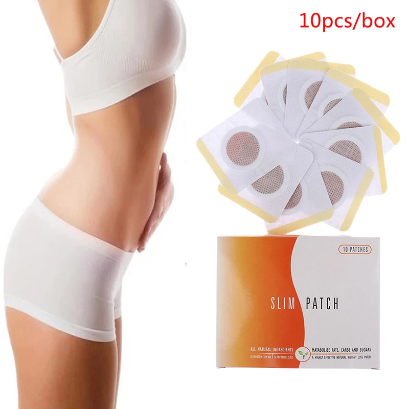 10 Pcs Extra Strong Body Belly Waist Losing Weight Cellulite Fat Burner Sticke Slimming Slim Patch Fat Burning Slimming Products