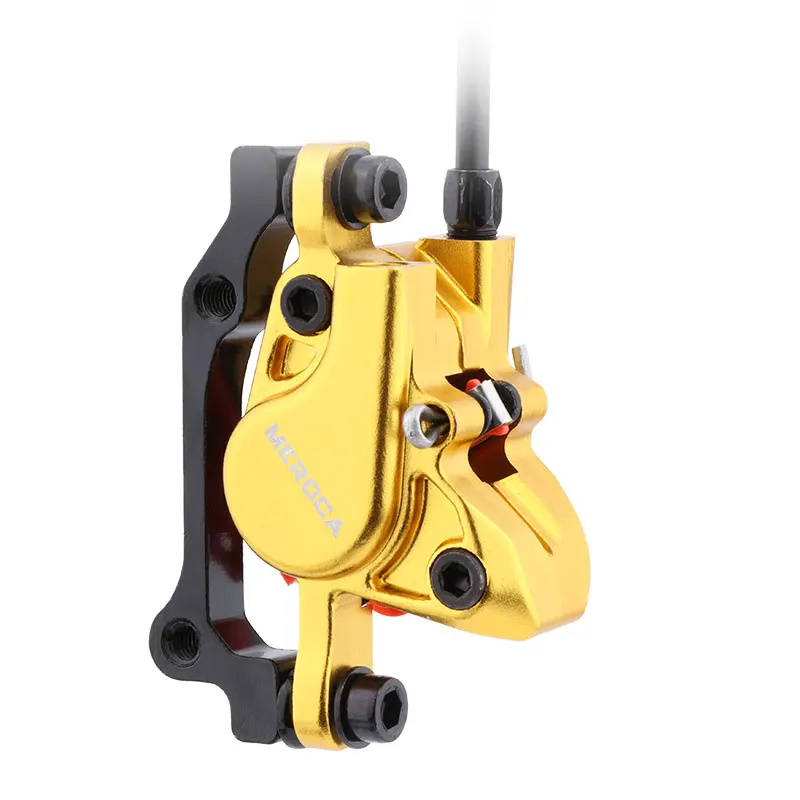 MEROCA MT500 bicycle hydraulic brake 2 piston disc brake is suitable for mountain color bicycle hydraulic brake accessories