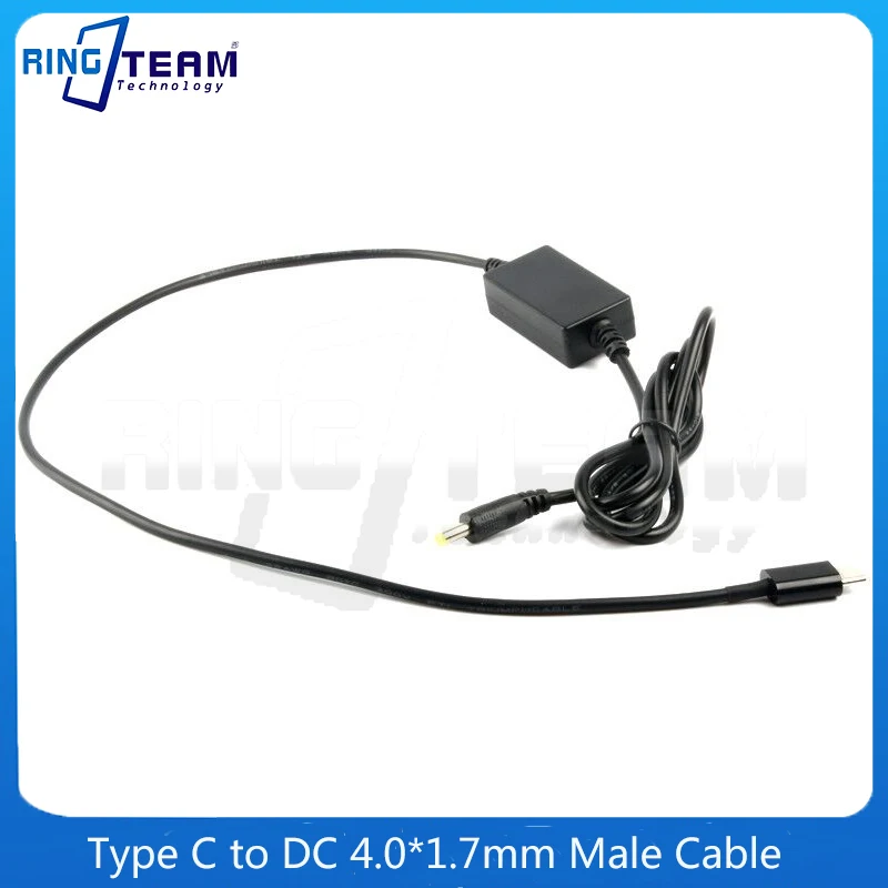 PD Type C to DC 4.0*1.7mm Male Cable for DC Coupler DMW-DCC3 DCC6 DCC8 DCC9 DCC11 DCC12 DCC15 DCC17 EP-5A EP-5B