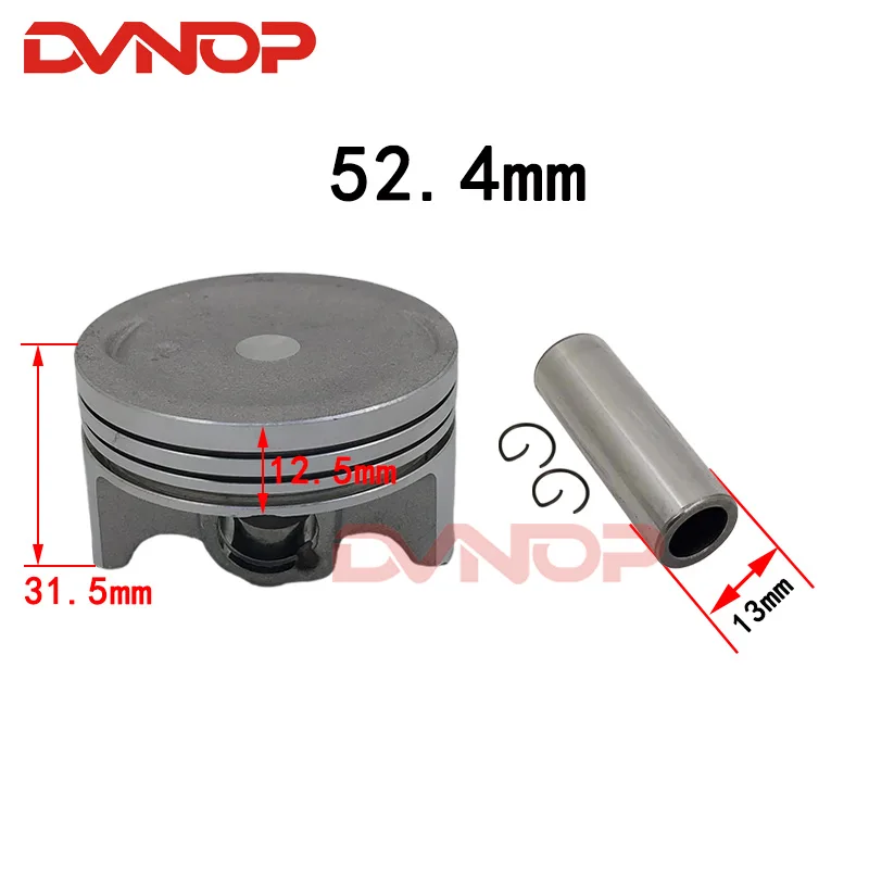 Motorcycle Accessories Set piston and ring ZY125T-13-14 AS125 JYM125T