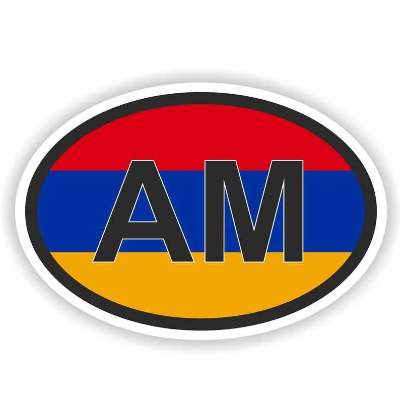 

Interesting Armenia AM Car Stickers Motorcycle Decals KK Vinyl Cover Scratches Waterproof PVC 8.8cm X 13cm