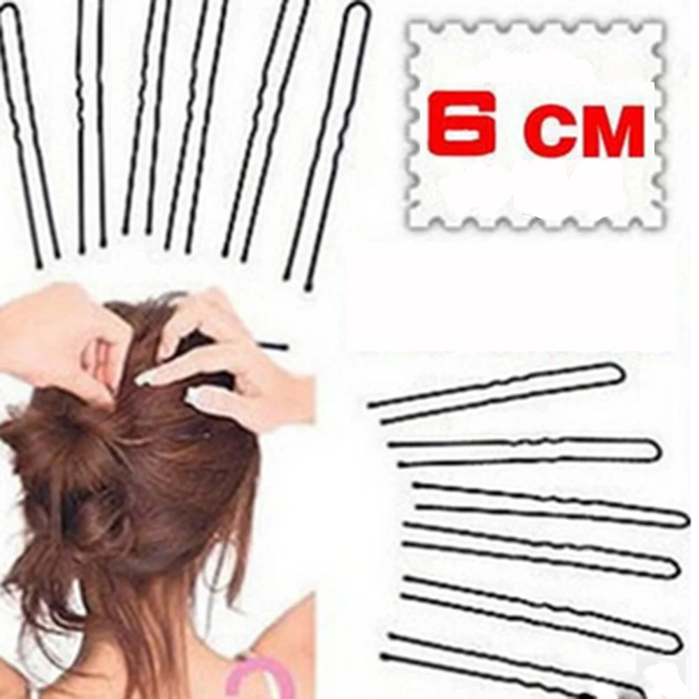 50/100/150pcs New Arrival Lot U Shape Rhinestone Hair Clips Tool Hairpins Bobby Pin Barrette Salon Grip Clip For Women Lady Girl