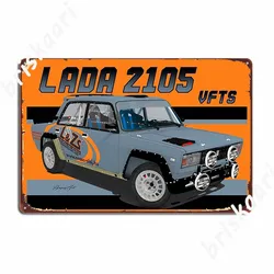 Lada 2105 Vfts Metal Sign Wall Plaque Club Bar Create Club Party Tin Sign Poster