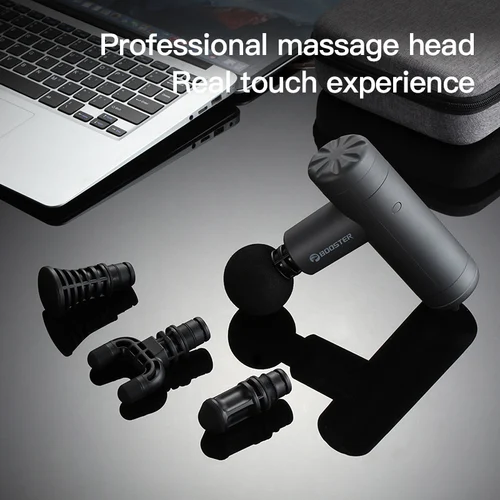 Imagen 2 del producto Booster Mini X pistola de masaje percusión masajeador de espalda y cuello vibradores eléctricos portátil Fitness Mini máquina de masaje corporal
