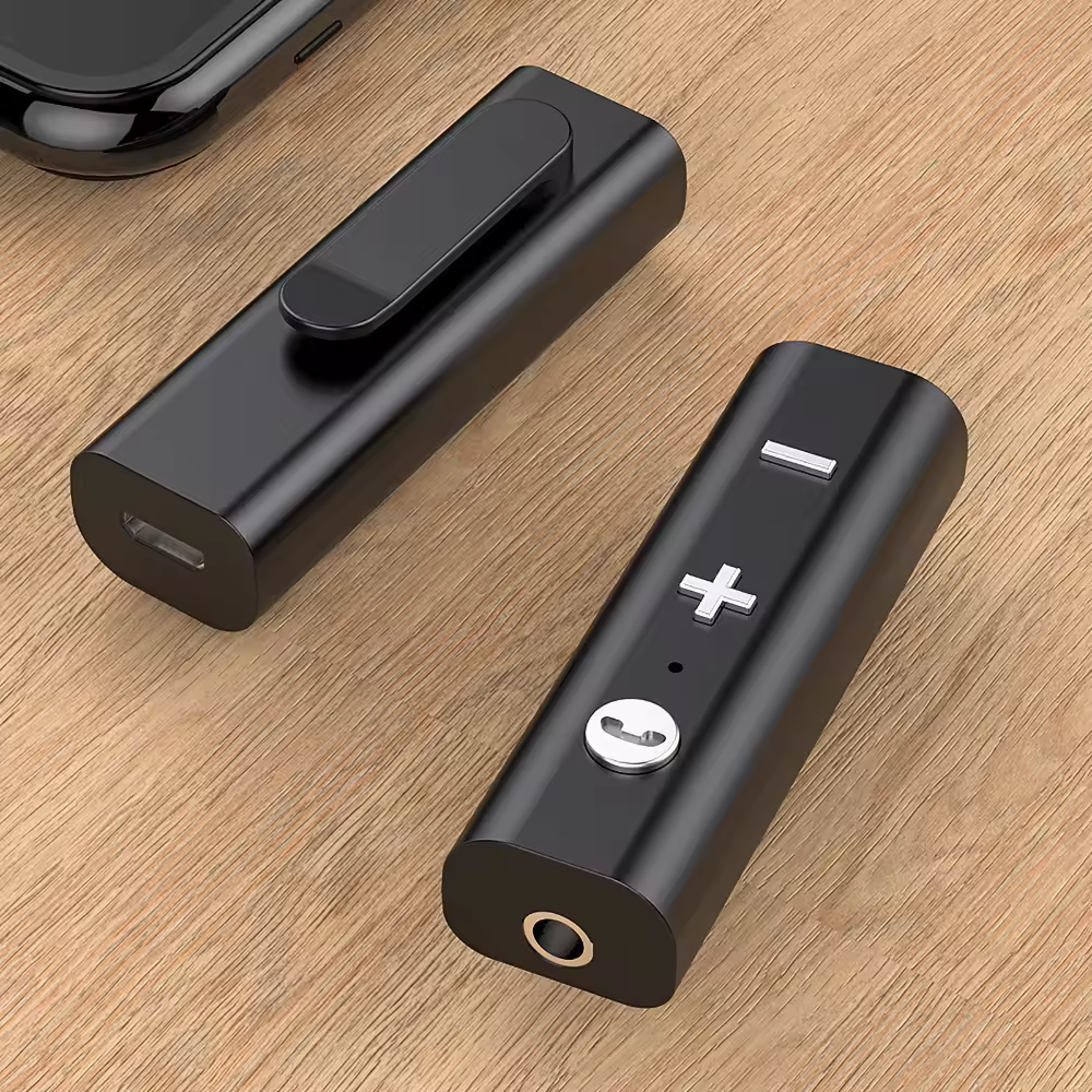 Kebidu 3.5mm שקע אודיו Bluetooth 5.0 מקלט עבור אוזניות אלחוטי מתאם Bluetooth Aux אודיו מוסיקה העברת עבור אוזניות