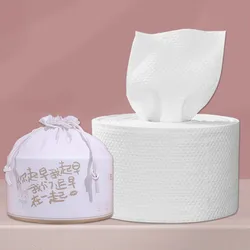 200G 1 Roll Wegwerp Tissues Huidverzorging Gezicht Reiniging Wattenschijfjes Make-Up Remover Doekjes Zachte Handdoeken Nat Of droog Gebruik