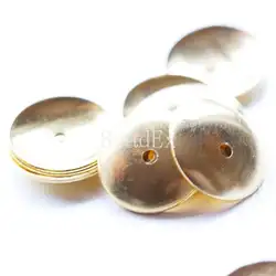 DIY Supply-60 Pieces Raw Brass Finding Bead Caps-12mm (502C)