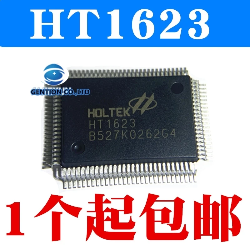 

5PCS HT1623 QFP-100 LCD driver chip driver IC HT in stock 100% new and original