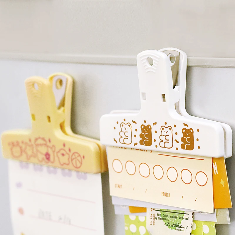 Leuke Bill Map Multifunctionele Magnetische Map Ins Plastic Map Map Koelkast Sticker Bestand Hand Rekening Map Clip