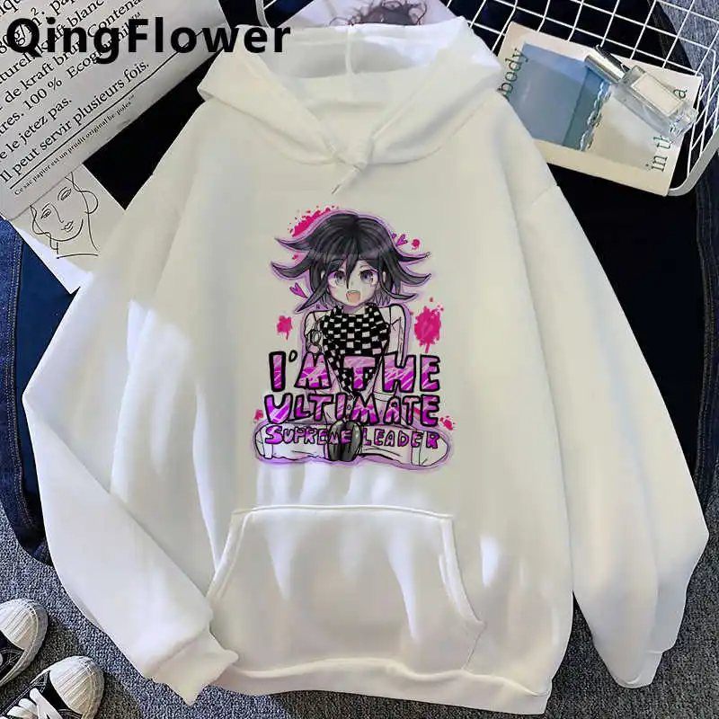 Danganronpa Monokuma Mikan Tsumiki hoodies male  hip hop male clothing hoddies hip hop