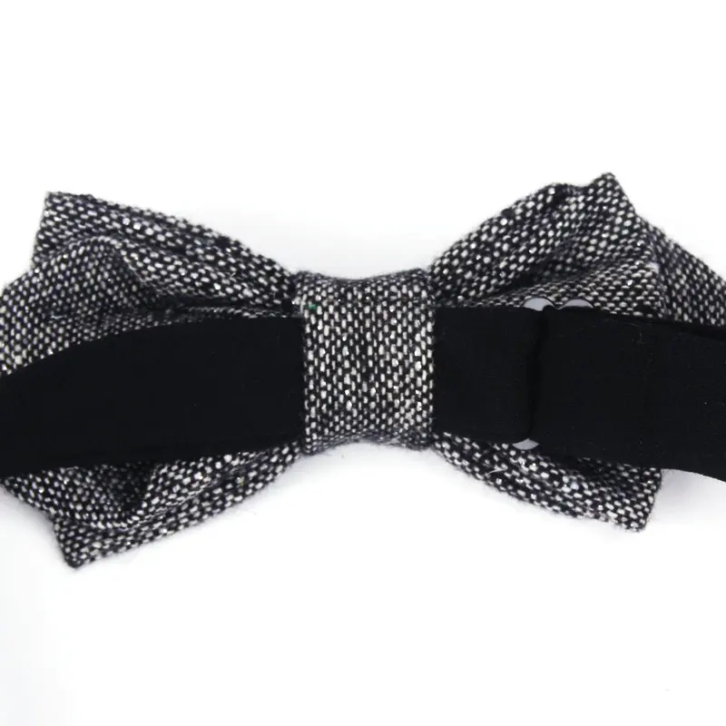 Nieuwe Mode Klassieke Formele 100% Wol Strikje Gravata Meerdere Kleuren Houndstooth Patroon Stropdas Mens Luxe Bowtie Vlinder