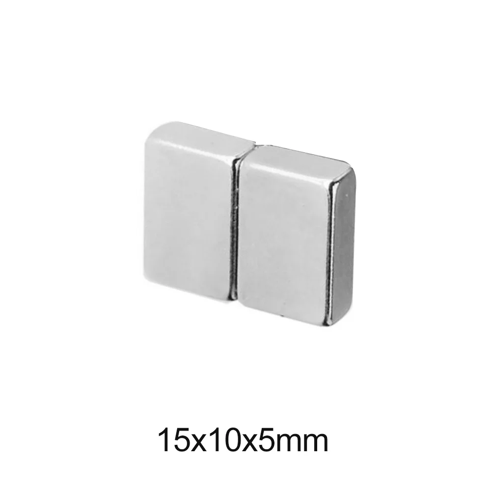 15x10x5 Block Rare Earth Magnet 15X10 Rectangular Neodymium Magnet 15x10x5mm Permanent NdFeB Magnets 15*10*5