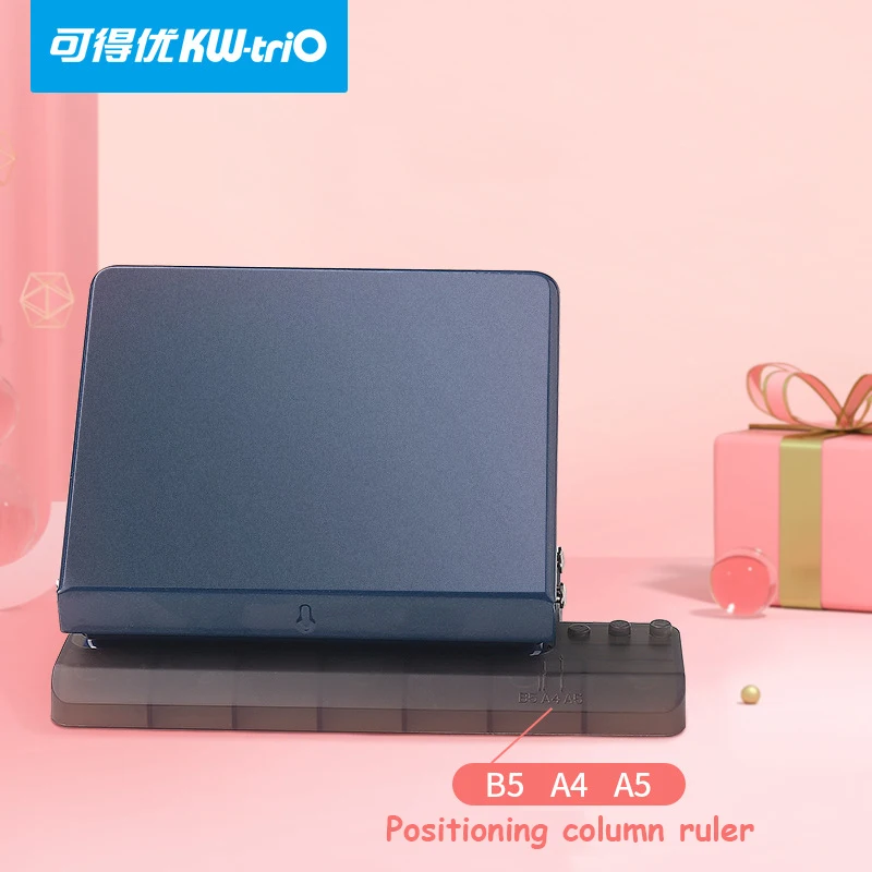 สีขาว KW-Trio Multi-Hole Puncher หลวม Punch 26หลุม B5เครื่องเขียนนักเรียน Binding 30หลุม a4ผูกแหวนเจาะรู