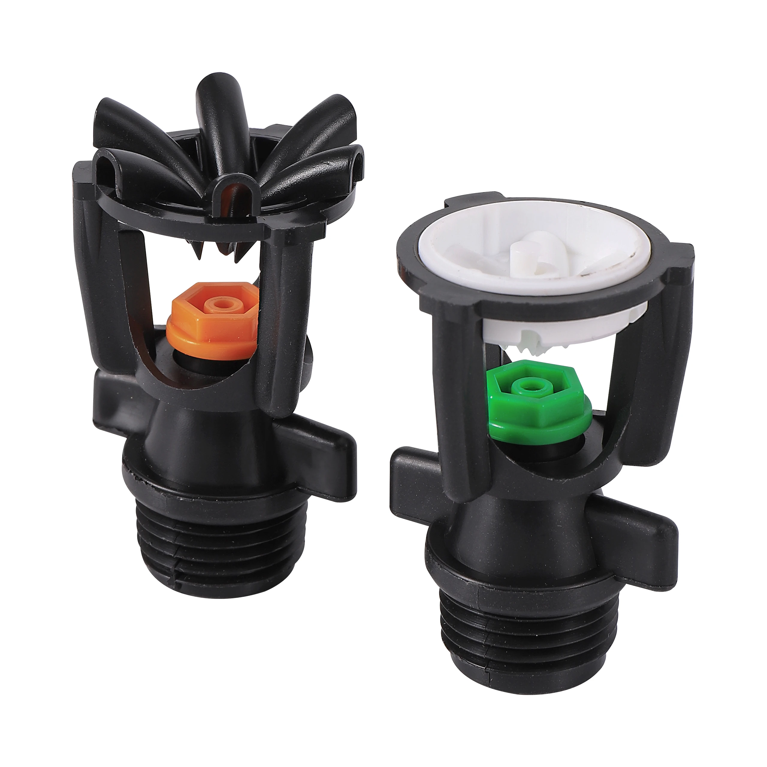 1/2" Male Thread Rotating Sprinklers Irrigation Water Spray Sprinkler Lawn 360° Rotary Watering Nozzles garden watering system