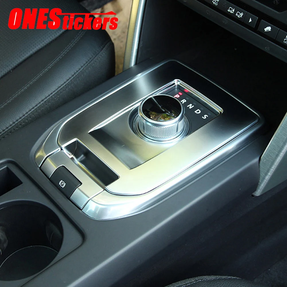 For Land Rover Discovery Sport L550 2015-2019 ABS Chrome Car Accessories Center Console Gear Shift Trim Cover Decorative Frame