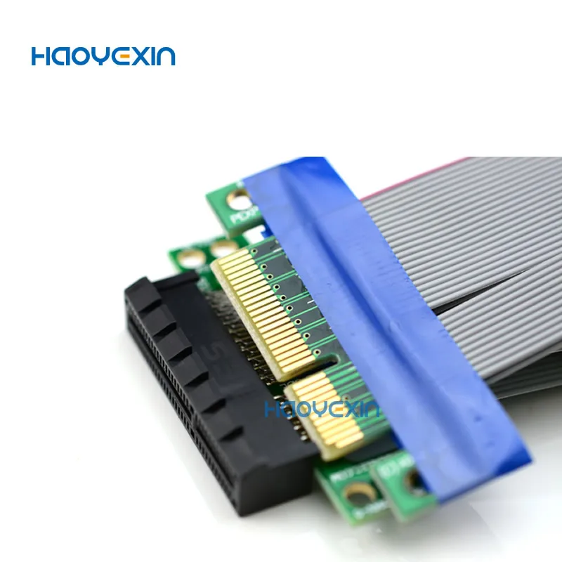 HYX 1X to 1x Slot Riser Card Extender Ribbon Adapter PCI-Express PCI Express Extension Relocate Cable for Graphics Card  riser