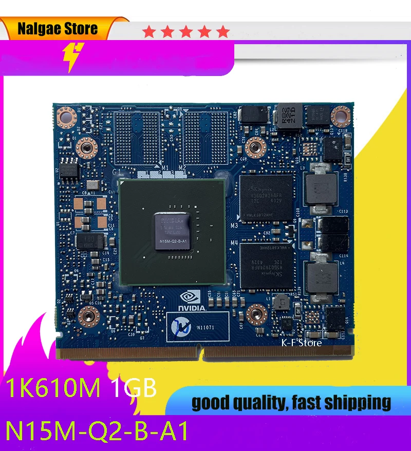 

Brand New K610M 1GB K 610M N15M-Q2-B-A1 Video Display Card for HP ZBook 15 17 Graphic CardS