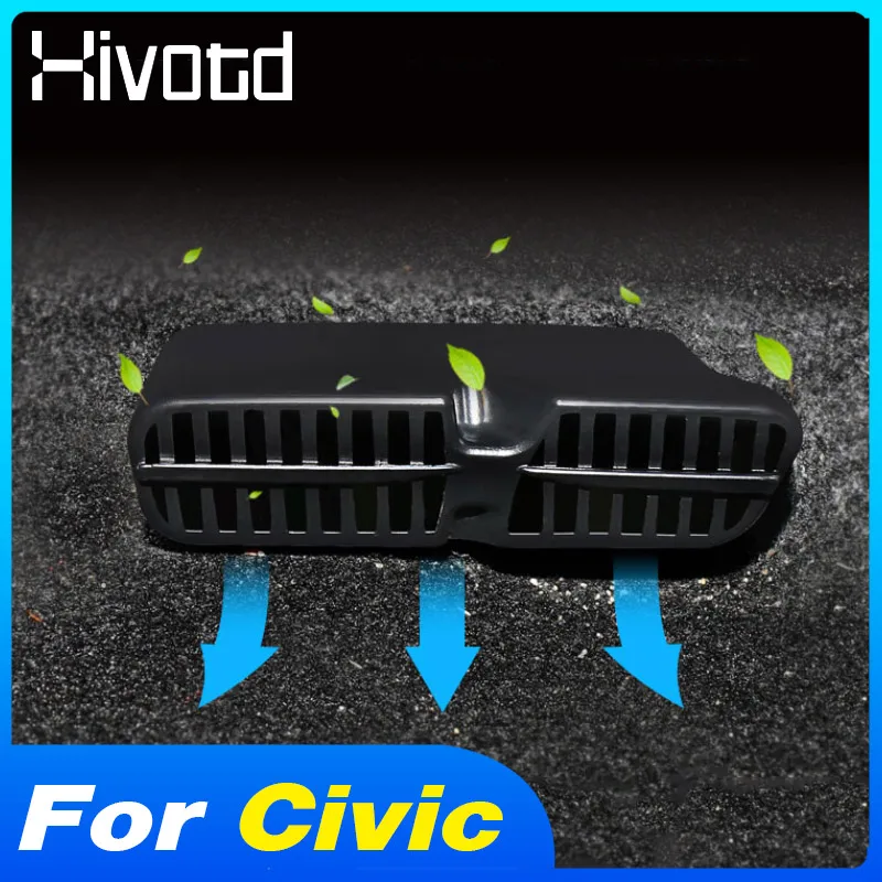

ABS Car Under Seat air conditioning outlet Decoration Anti-blocking Protection Interior Accessories For Honda Civic 10th 2021