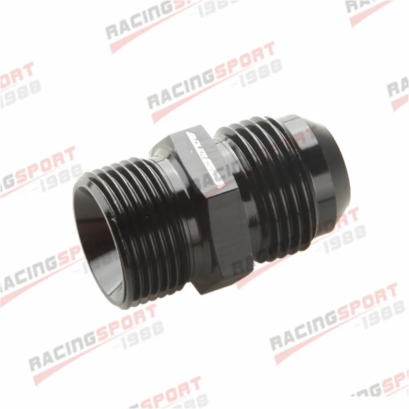 -10 AN 10AN AN10 AN Flare To M22 x 1.5 Metric Straight Fittings Black