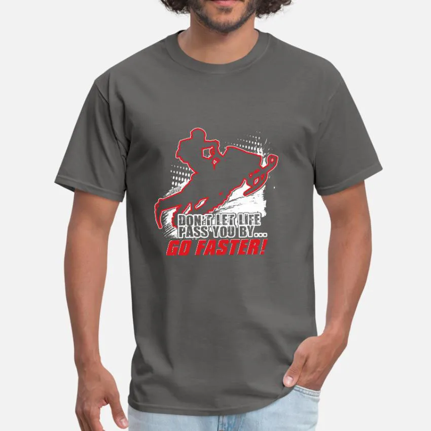 Snowmobile Faster Red T Shirt Sled Snowmobile Sled Junky Junky Racing Winter Sports Motorsport Motor Sport Snowmobiling Skidoo