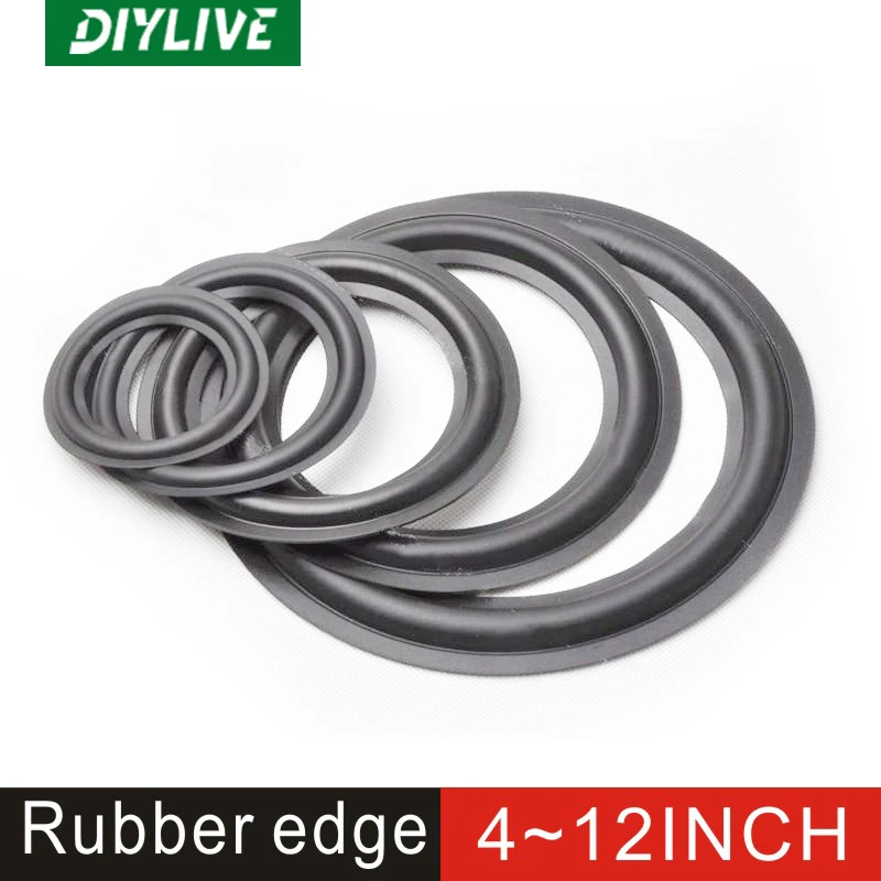 DIYLIVE 4 ~ 12-zoll gummi umlaufende folding ring subwoofer reparatur zubehör (100 ~ 300mm) 4 \