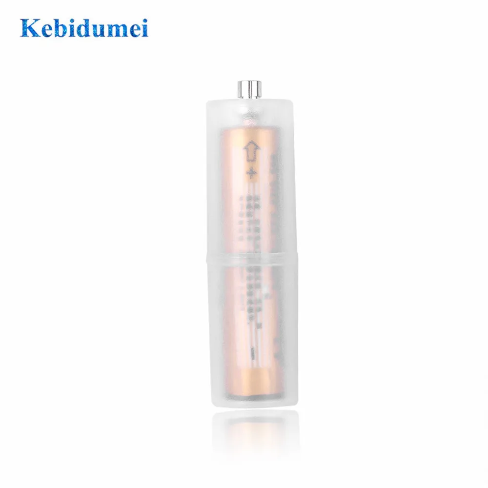 Kebidui 10pcs AAA to AA Size Cell Battery Converter Adapter Adaptor Batteries Holder Plastic Case Switcher Wholesale