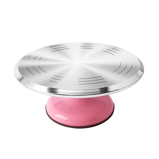 12 PCs/placa de pastelaria de plataforma giratória
