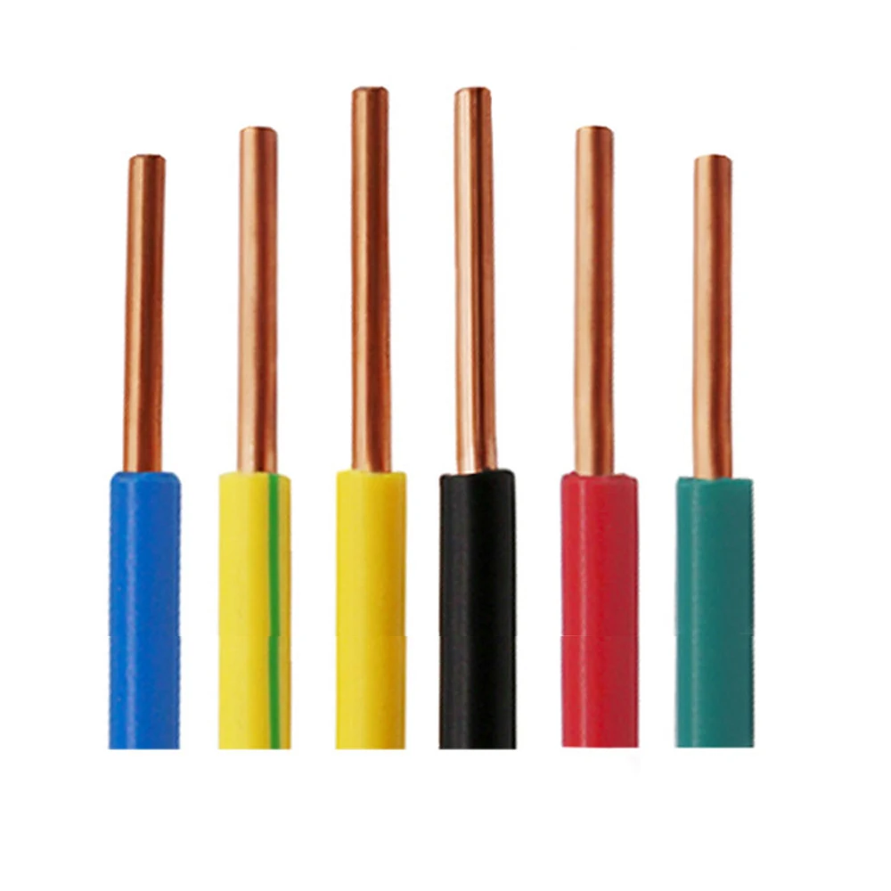 20AWG Single-Core Hard Copper Electrical Wires PVC Insulated Electrical Wiring 0.5mm2 Home Cord 99.99% Oxygen-Free Copper Cables