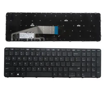 New Keyboard for HP ProBook 450 G3 450 G4 455 G3 455 G4 470 G3 470 G4 650 G2 655 G2 Black Frame With Backlit No point US