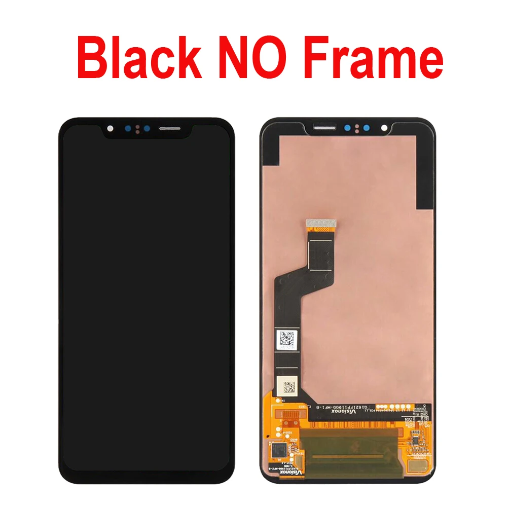 6.21 inch AAA+ LCD For LG G8S ThinQ LCD G810 LMG810 LMG810EAW LCD Display Touch Screen Digitizer Assembly Frame for LG G8S LCD