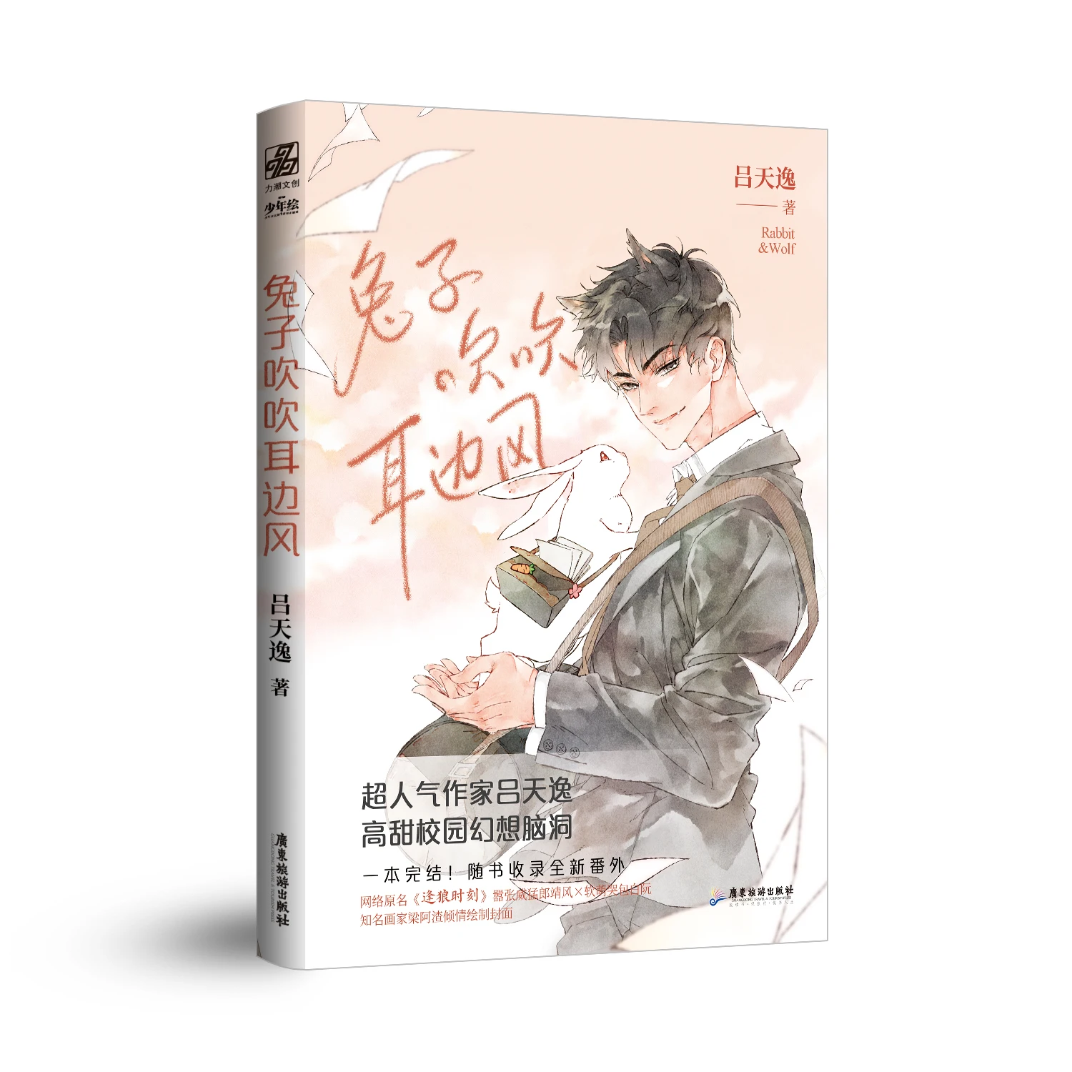 New Rabbit & Wolf Chinese Fiction Book Modern Youth Boys Campus Fantasy Sweet Romance Novels