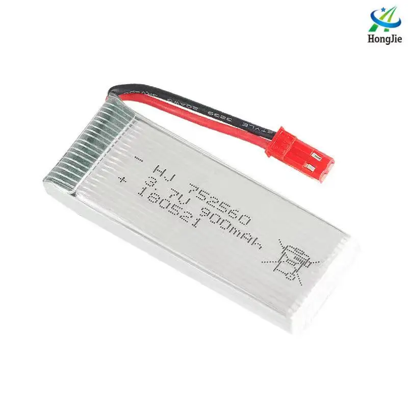Factory pin 3.7 V model aircraft lithium battery 8807/8807 w battery 900 mah unmanned aerial vehicle (uav) 752560 spot