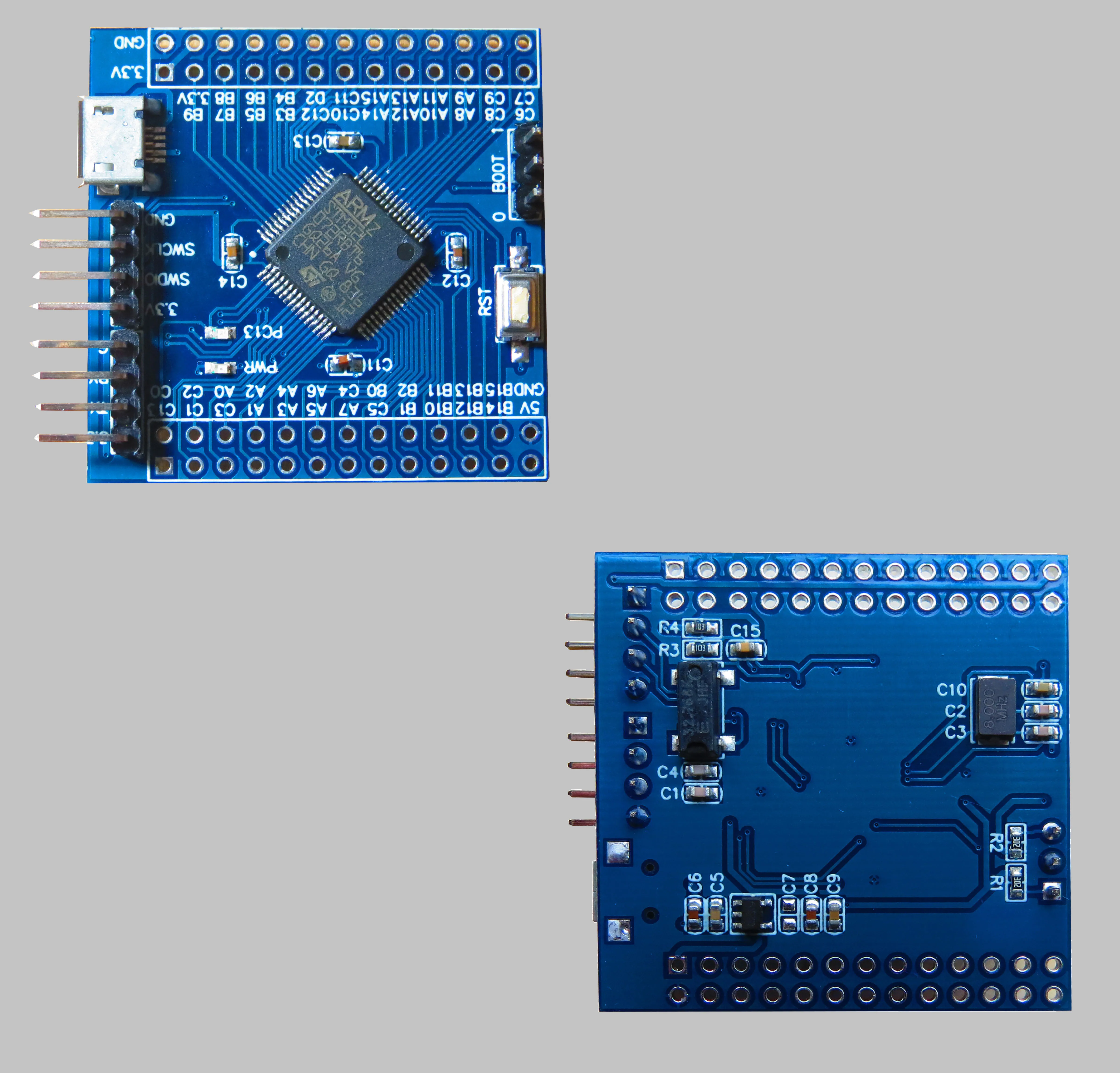Stm32l072rbt6 placa de núcleo novo l072rbt6 sistema mínimo l072 placa desenvolvimento baixo consumo de energia